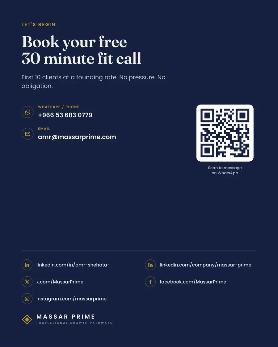 Massar Prime CEng coaching brochure, page four.